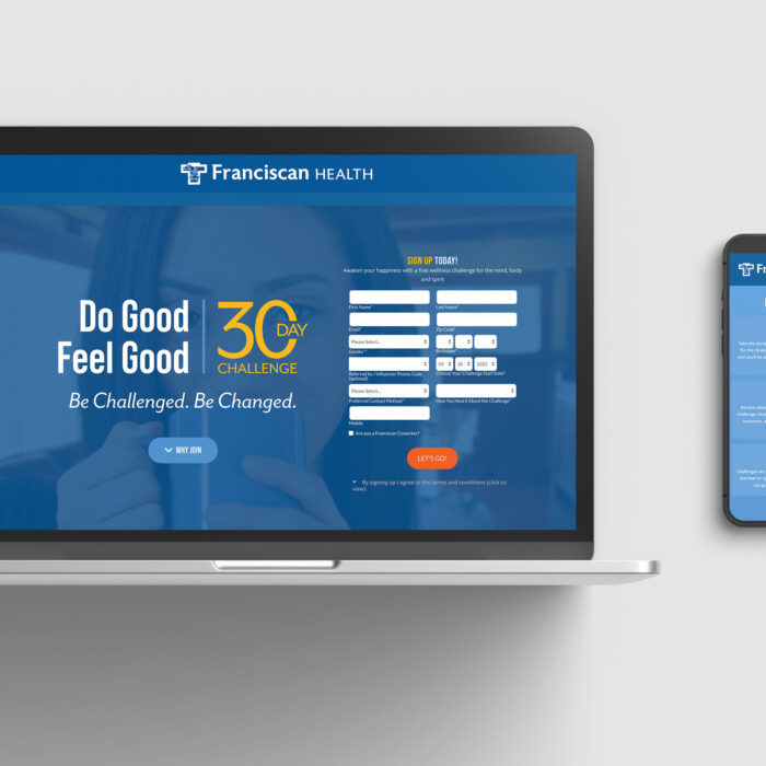 Do Good Feel Good website mockup